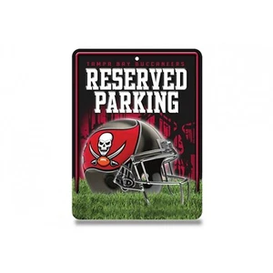 11" tampa bay buccaneers nfl football helmet logo reserved parking street sign - Picture 1 of 1