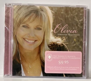 OLIVIA NEWTON-JOHN Stronger Than Before (New Sealed CD See Photos!) HYPE STICKER - Imagen 1 de 6