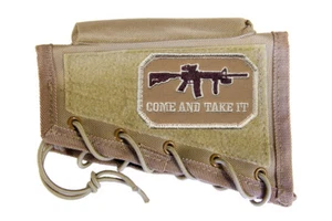 Elevador de culata con reposamuñillas bronceado + parche Come Take It para rifle Savage AXIS A22 B22 42 - Imagen 1 de 1