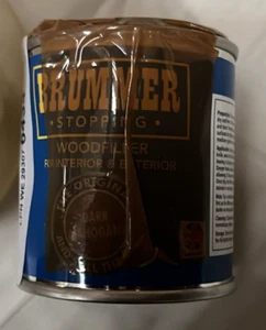 Brummer Wood Filler Dark Mahogany 250g For Interior & Exterior Tin Bent - Picture 1 of 4