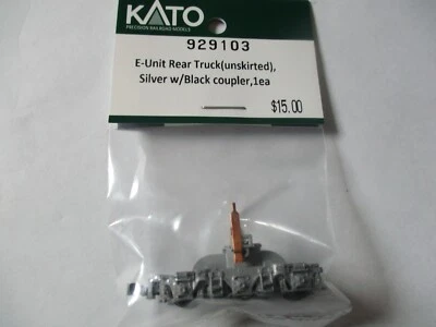 Задний грузовик Kato # 929103 E-Unit (без юбки), серебристый, с черной муфтой. Масштаб N - Изображение 1 из 2