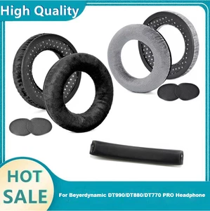 Ear Pads Cushion w/headband for Beyerdynamic DT990 DT880 DT770 PRO Headphones HU - Picture 1 of 20