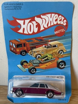 Hot Wheels Blackwall Cadillac Seville No. 1698 1982 Unpunched Sealed Card - Изображение 1 из 4