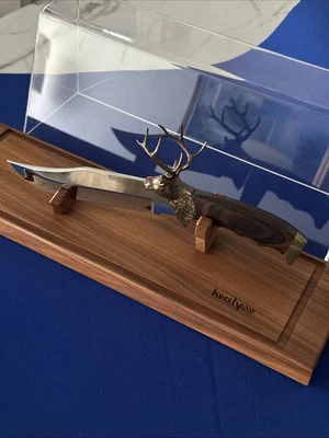 Cuchillo de ciervo Kershaw edición limitada serie North American Wildlife - Buck de 10 puntos Foto 1 de 4