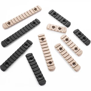 5PCS M-LOK Polymer Picatinny   Rail Section Set 5,7,9,11,13 Slot M-lok Rail - Bild 1 von 8