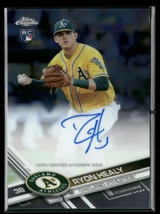 2017 Topps Chrome #RA-RH Ryon Healy Rookie Autographs - Picture 1 of 2
