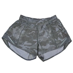 Lululemon Hotty Hot Athletic Activewear Shorts Camo Deep Coal Women's Size 4 - Picture 1 of 12