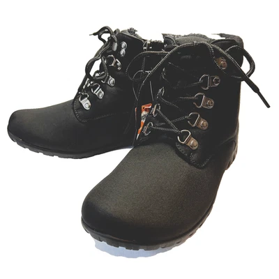 NUEVO CON ETIQUETAS Botas Propet para Mujer 6.5 Negras Dani Tobillo Con Cordones Impermeables Senderismo Aire Libre Foto 1 de 4