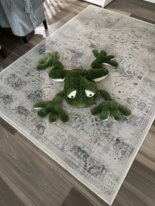 Large 28" Animal Adventure Big Green Frog Plush Animal Pillow 2013 Valentines - Picture 1 of 7