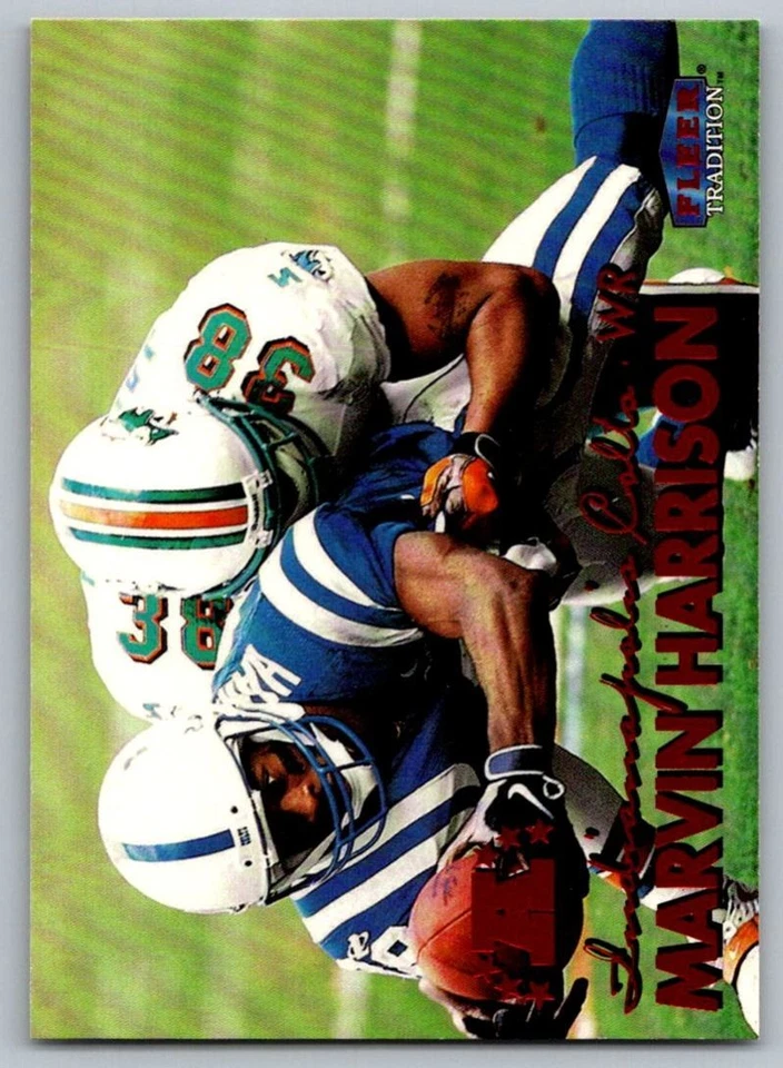 1999 Fleer Tradition Marvin Harrison Indianapolis Colts #84 - Image 1 of 2