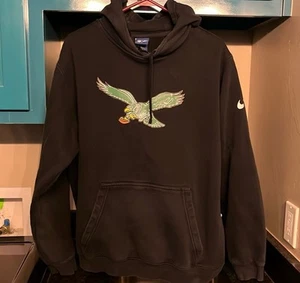 Black Throwback Kelly Green Nike Xl Hoodie - Picture 1 of 3