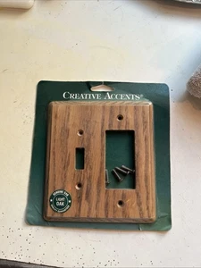 Wood Ash Unfinished Combination Light Switch Outlet Wall Plate Creative Accents - Picture 1 of 1