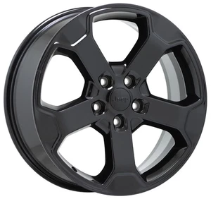 20" Jeep Grand Cherokee Gloss Black wheel rim Factory OEM single 9211 - Picture 1 of 7