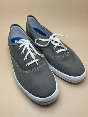 Keds Champion Grey CNVS Sneaker Women's Size 9 W #WF35186. NEW Open Box - Image 1 of 4