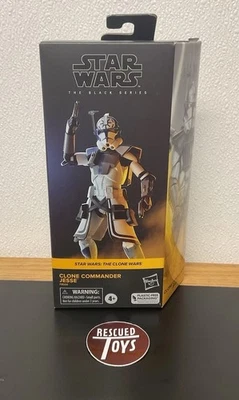 Figura de acción Star Wars The Clone Wars Black Series Clone Commander Jesse - NUEVA Foto 1 de 2