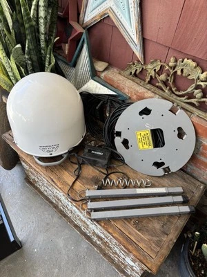 Winegard Carryout G2 Automatic Portable Satellite TV Antenna Cable & Stand Works - Image 1 of 4
