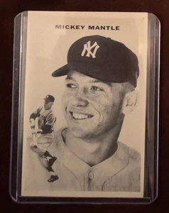 1954 Topps Sports Illustrated Paper Card Insert Mickey Mantle NY Yankees RARE - Picture 1 of 2