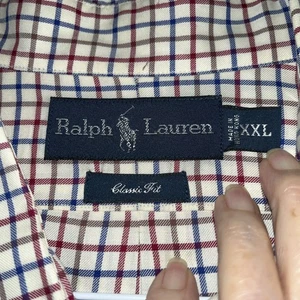 Vintage Polo Ralph Lauren Oxford Hemd Herren XXL Flesh Pony Classic Fit Kariert - Bild 1 von 12