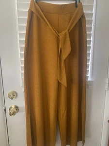 Anthropology Woman’s Size Small Flare Style Leg Mustard Color Pant - Picture 1 of 12