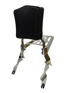 Detachable Sissy Bar/Backrest/Luggage Rack for 2009-up Harley Davidson Touring - Picture 1 of 6