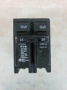 Cutler-Hammer BR230 2P 30A Circuit Breaker - Picture 1 of 4