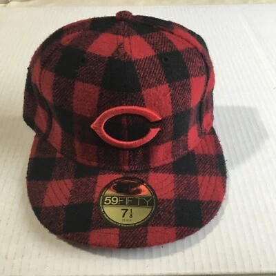 cincinnati reds 59 Fifty Fitted Ball Cap 7 1/8 New Era . - Image 1 of 4
