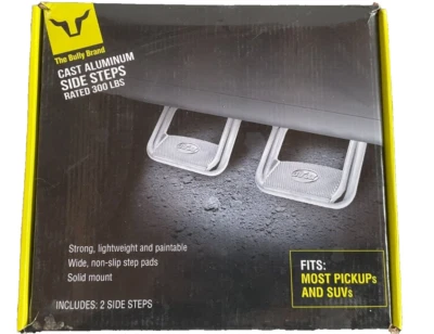 Bully Brand Cast Aluminum Side Steps Rated 300 LBS. - Image 1 of 3