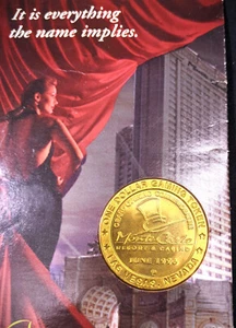 Monte Carlo Casino Grand Opening Token 1996 NOS - Picture 1 of 7