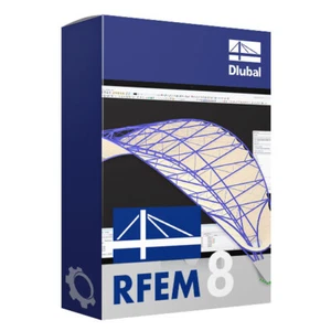 Dlubal RSTAB v8.29 (Structural Frame, Truss Analysis Tool) - Picture 1 of 8