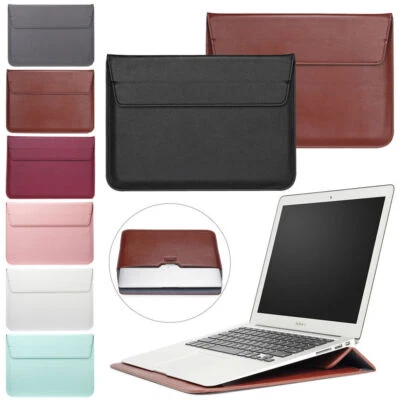 Leder hülle Case Cover Tasche Für MacBook Air Pro 11 12 13,3 13,6 14 15 16 Zoll - Bild 1 von 4