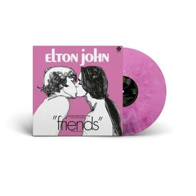 ELTON JOHN FRIENDS VINYL NEW! LIMITED MARBLED PINK LP!! CAN I PUT YOU ON!! Foto 1 de 3