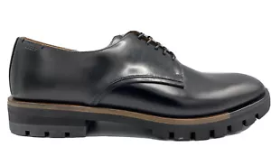 700 $ Bally Barnis schwarze Leder-Schnürschuhe Größe US 10 hergestellt in der Schweiz - Bild 1 von 5