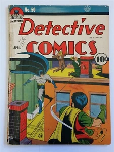 DETECTIVE COMICS #50 APRIL 1941 DC GOLDEN AGE COMIC BATMAN *READ DESCRIPTION* < - Imagen 1 de 6