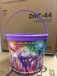 My Little Pony The Movie Popcorn Bucket Tub 2017 *NEW NEVER USED* - Picture 1 of 2