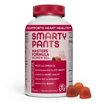 SmartyPants Masters Women 50 gomas multivitamínicas 120 unidades fórmula premium - Imagem 1 de 4