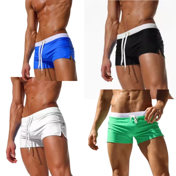 Costumi Da Bagno Estivi Da Uomo Slip Sexy Costume  Pantaloncini Da Spiaggia - Immagine 1 di 4