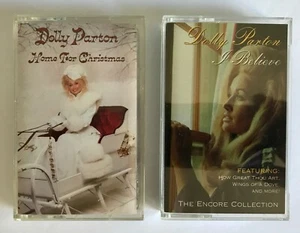 Dolly Parton Home For Christmas & I Believe Encore Collection Gospel 2 EX Tapes - Picture 1 of 4