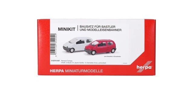 Herpa Minikit 012218-007 - 1/87 Renault Twingo, 2er Set - Nuevo - Imagen 1 de 1