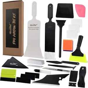 Window Tint Kit Vinyl Wrap Tool Bulldozer Squeegee for Windshield Decals & Vinyl - Picture 1 of 12