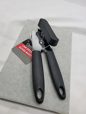 New 7.5" Tall Manual Compact Cooking Kitchen Can Opener Silver Black   - Image 1 of 4