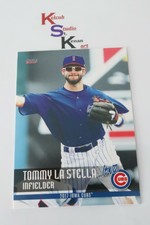 MINORS TOMMY LaSTELLA 2017 Iowa Cubs Chicago NM M- N MINT MiLB LA STELLA