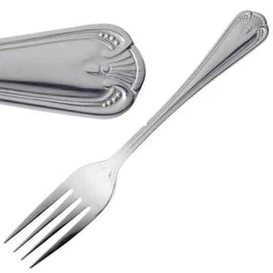 Jesmond Dessert Forks DPS Stainless Steel Cutlery Box of 12 185mm - Picture 1 of 3