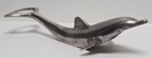 Vintage Dolphin Bottle Opener International Silver Co. Silver Plated Nautical - Picture 1 of 7