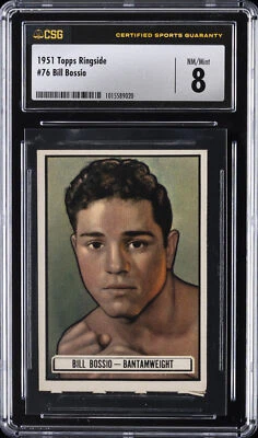 1951 TOPPS RINGSIDE #76 BILL BOSSIO CSG 8 - Image 1 of 2