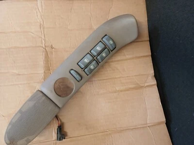 95-99 CHEVY Silverado TAHOE SUBURBAN GMC YUKON Driver Master Power Switch beige - Image 1 of 4