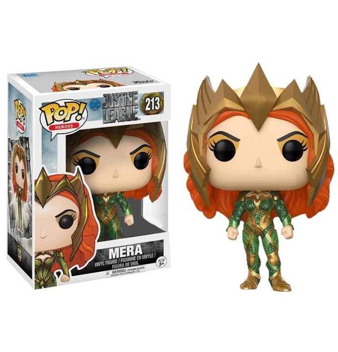 Justice League Movie Mera Exclusive Pop! Vinyl Figure #213 Foto 1 de 1