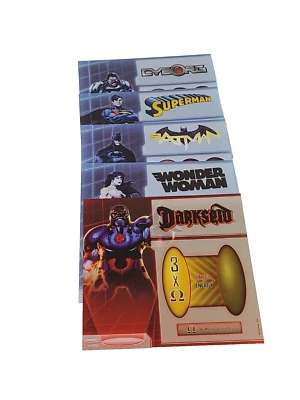 Juego de Estrategia Liga de la Justicia Piezas de Repuesto 5 Hojas de Personajes Foto 1 de 4