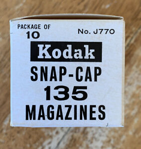 NEW!!! VINTAGE KODAK SNAP-CAP  135 MAGAZINE IN ORIGINAL BOX