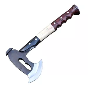 15 inches Long Axe- Hand forged Viking Axe-Tactical Tomahawk-Throwing Axe-sharp - Picture 1 of 10