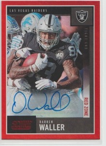 2020 PANINI SCORE DARREN WALLER AUTOGRAPH AUTO RED ZONE #04/20 CARD #157 🔥💎